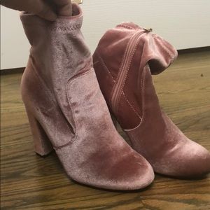 Brand New Velvet Booties